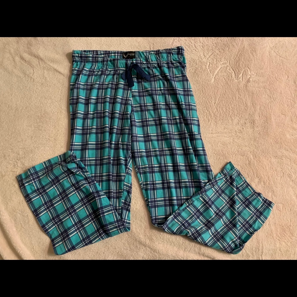 Blu Plaid PJ pants